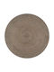 vidaXL Handmade Rug Round Brown