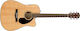 Fender Ηλεκτροακουστική Κιθάρα CD-60SCE Dreadnought Cutaway Natural