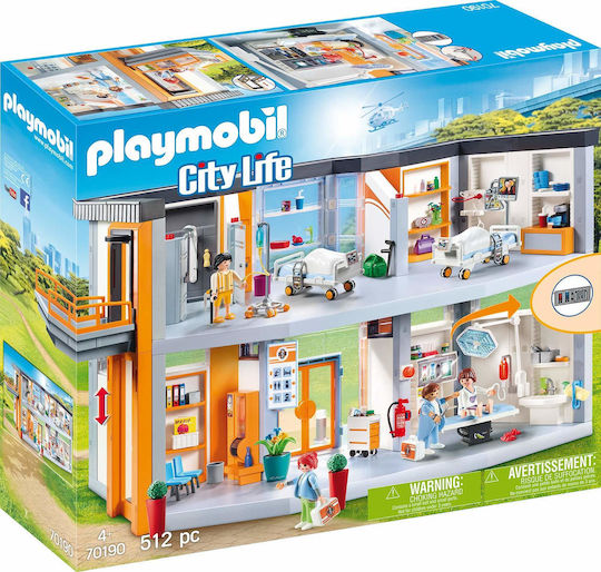 Playmobil City Life Large Hospital pentru 4+ ani 70190 | Skroutz