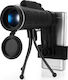 Q08 HD Mini Monocular Telescope Φακός Κάμερας ​Κινητών Telephoto 50x
