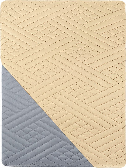 Sidirela Country Coverlet Single Beige/Grey 160x220cm
