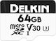 Delkin Advantage microSDXC 64GB Class 10 U3 V30 UHS-I