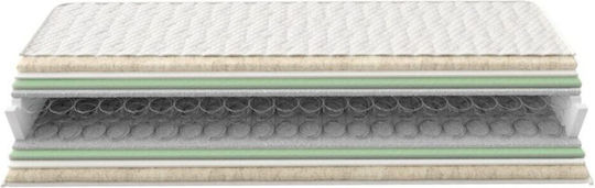 Strom Eco Brilliant Υπέρδιπλο Ορθοπεδικό Στρώμα Διπλής Όψης 160x200cm με Ελατήρια