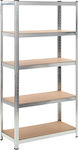 vidaXL Dexion with 5 Wooden Shelves L90xD40xH180cm