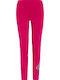 Kinder Leggings Lang Fuchsie Basic