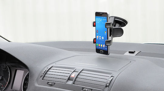 Compass Double Clips Gerätehalterung für Handy im Auto mit Clip-Peg Schwarz