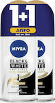 Nivea Black & White Invisible Silky Smooth After Shaving Anti-perspirant Αποσμητικό 48h σε Roll-On 2x50ml