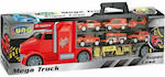 Luna Super Case Mega Truck Rescue Set with Truck Fire Truck for 3++ Years 000621149