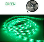 Eurolamp Bandă LED Alimentare 12V cu Lumină Verde Lungime 5m și 60 LED-uri pe Metru SMD5050