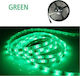 Eurolamp LED Streifen Versorgung 12V mit Grün Licht Länge 5m und 60 LED pro Meter SMD5050