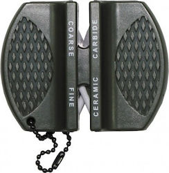 MFH Duo Green Handheld Knife Sharpener with 2 Levels