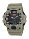 Casio Collection Analog/Digital Men's Watch 49mm Chronograph Battery with Green Rubber Strap