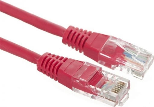 A-LAN U/UTP Cat.5e Netzwerkkabel Ethernet 0.5m Rotes