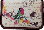 Belmil Bird Pencil Case with 1 Compartment Beige 335-72/bird