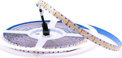 V-TAC Bandă LED Alimentare 24V cu Lumină Alb Cald Lungime 10m și 240 LED-uri pe Metru SMD2835