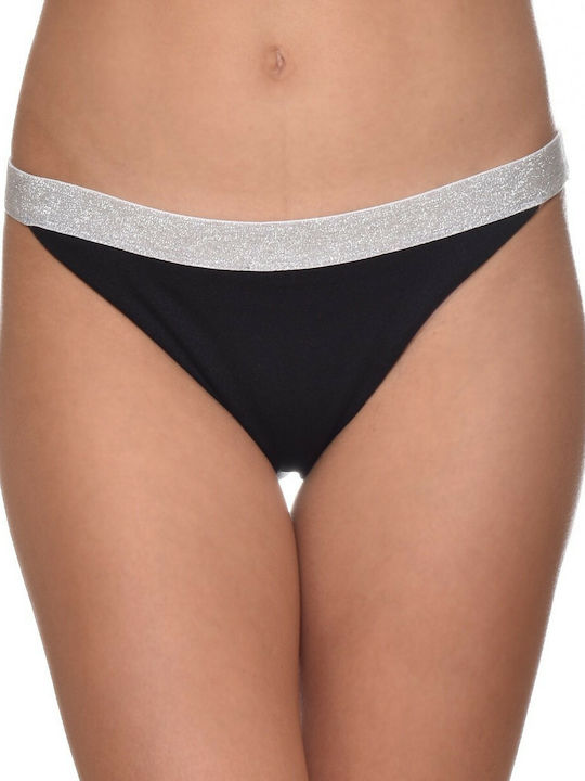 Rock Club BP-3069 Bikini Alunecare Negru BP3069.black-shiny