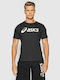 ASICS Men's Short Sleeve T-shirt Black