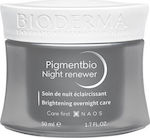 Bioderma Pigmentbio Αντιγηραντική & Λευκαντική Κρέμα Προσώπου Νυκτός για Ευαίσθητες Επιδερμίδες κατά των Πανάδων 50ml