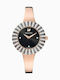 Swarovski Crystal Rose Metal Bracelet Black Γυναικείο Ρολόι 34mm Μπαταρίας με Ροζ Μεταλλικό Μπρασελέ