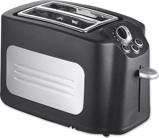 Crown Toaster 2 Slots 700W Black