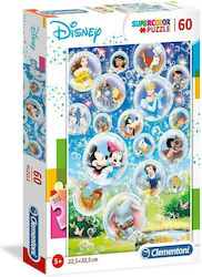 Kinderpuzzle Supercolor Disney Classic für 5++ Jahre 60pcs Clementoni