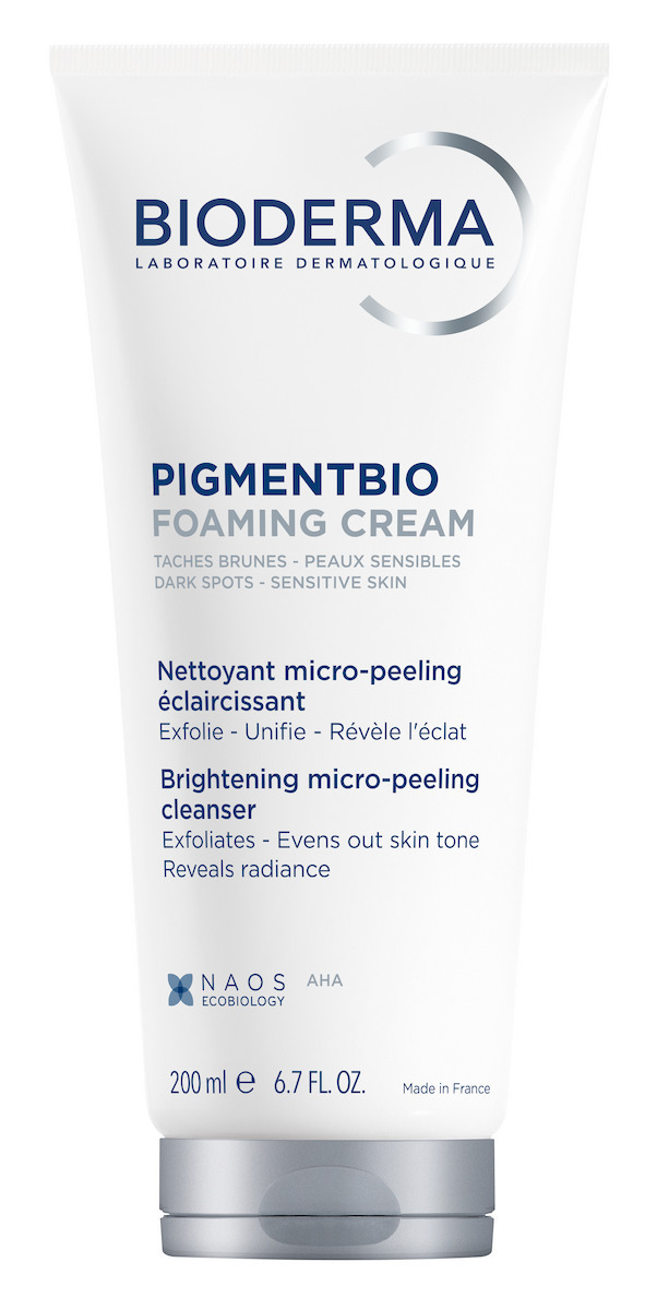 Bioderma Pigmentbio Foaming Cream Απολεπιστική κρέμα καθαρισμού φωτεινότητας για δέρμα με υπερμελάγχρωση