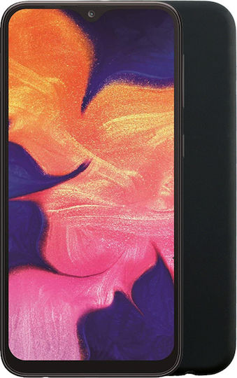 Volte-Tel Silicon Tpu Back Cover Σιλικόνης Μαύρο (Galaxy A10)
