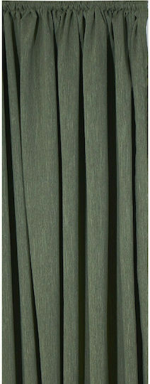 Anna Riska Vorhänge mit Bleistiftfalten Duplo Riegel 036-Grün 140x270cm
