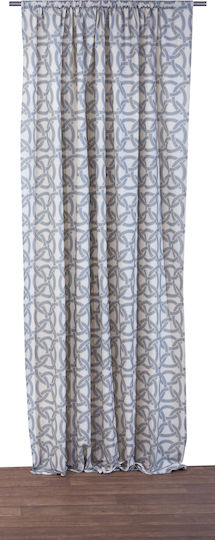 Anna Riska Vorhang mit Bleistiftfalten Filip 1-Ivory 280x270cm