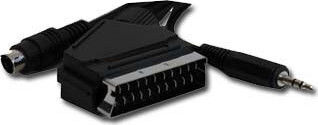 Gembird Καλώδιο Scart-Stecker - S-Video-Stecker 10m Schwarz CCV-4444-10M