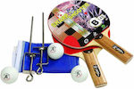 Giant Dragon Sharp Shooter Ping Pong Racket Set for Beginner Players