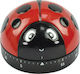 Legami Milano Countdown Analog Kitchen Timer Ladybug