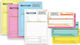 Buchhaltungsformulare A5 Autografisches 2-teilig Monochrom 30 Stück Notizblock 30Stück