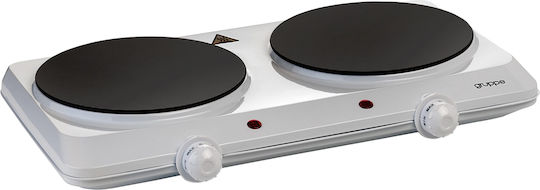 Gruppe HP 202T6 Countertop Burner Keramik Double Weiß