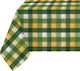 Sunshine 6997 Cotton & Polyester Tablecloth Πράσινο 140x220cm 172-4-6997-green