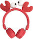 Forever AMH-100 Wired On Ear Headphones Red