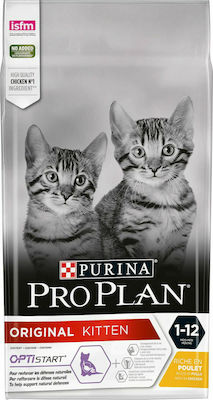 Purina Pro Plan Original Kitten OptiStart Dry Food for Juvenile Cats with Chicken 1.5kg