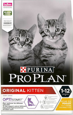 Purina Pro Plan Original Kitten OptiStart Dry Food for Juvenile Cats with Chicken 3kg