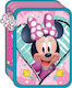 Diakakis Minnie Pencil Case Full with 2 Compartments Multicolored