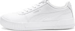 Puma Carina Leather Γυναικεία Sneakers Λευκά