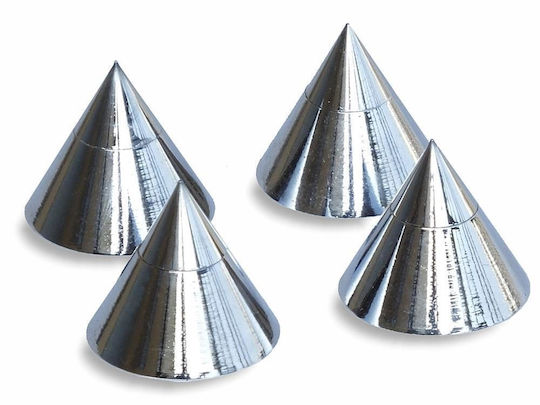 Ricable SK4 Amortizoare pentru difuzoare 24.8mm Set de 4 bucăți Argintiu