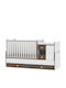 Lorelli Κούνια Πολυμορφική Minimax White & Walnut για Στρώμα 60x120cm