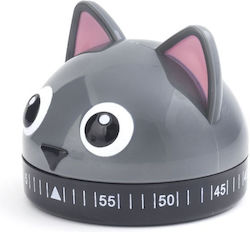 Kikkerland Countdown Analog Kitchen Timer Cat