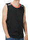 Jack & Jones Tiger Men's Sleeveless Blouse Black