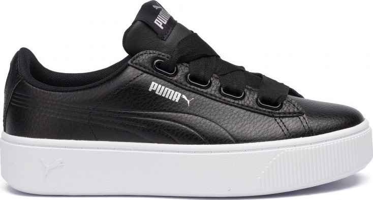puma vikky stacked ribbon core white