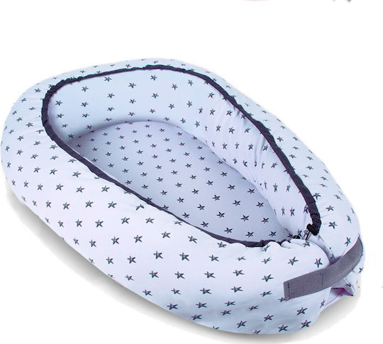 Interbaby Baby Nestkissen Nest Stars Light Blue Interbaby Baby Nestkissen Nest Stars Light Blue