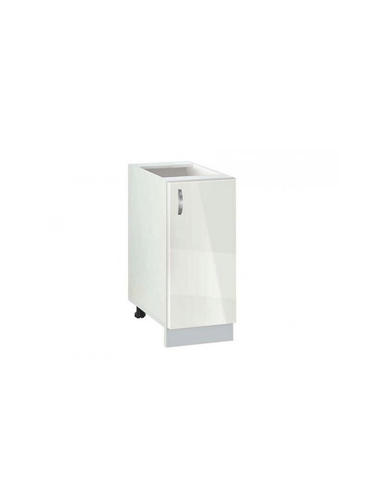 401 Floor Cabinet Λευκό Γυαλιστερό L40xW60xH82cm