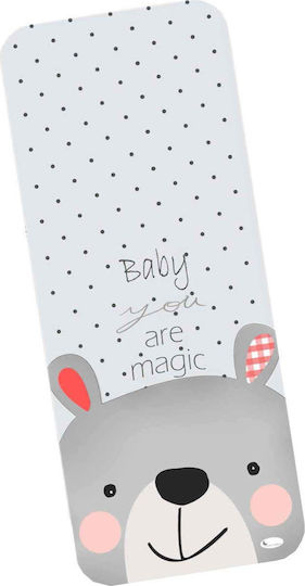 Interbaby Breathable Stroller Cover Baby You Are Magic 34x84cm Gray