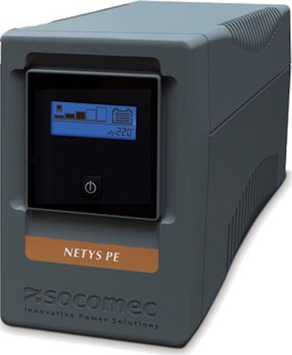 Socomec Netys PE 1000VA USV 600W mit 4 IEC Steckdosen