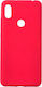 Flash Mat Back Cover Σιλικόνης Κόκκινο (Redmi 7)